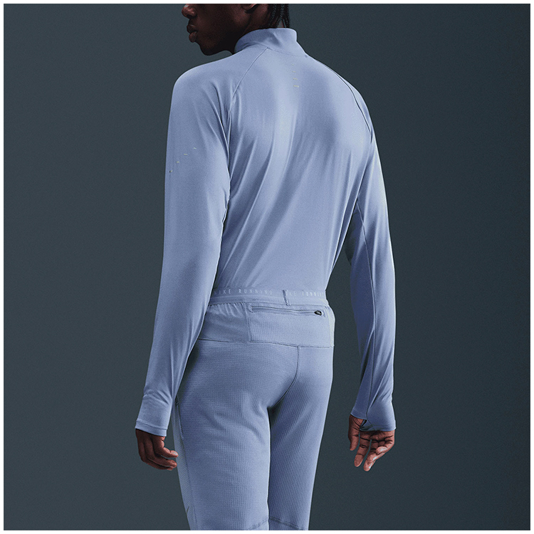 Hanorac pt bărbați Nike M NK DF STRIDE HZ MIDLAYER S Albastru deschis photo 4